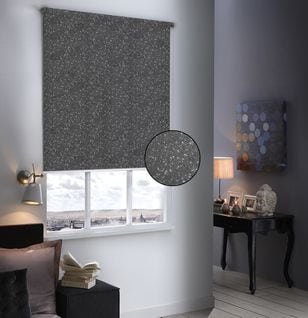 Store Enrouleur Occultant Pailleté - 100x190 Cm - Gris Clair