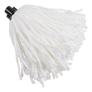 Tête De Balai Coton "franges Longues" 22cm Écru