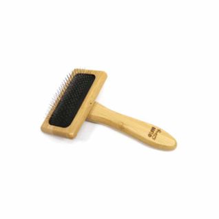 Brosse De Toilettage "bambou" 15cm Naturel