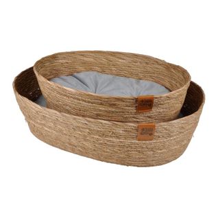 Lot De 2 Paniers Pour Chien et Chat "nomade" 57cm Naturel