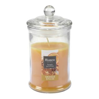 Bougie Parfumée Bocal "essentiel Ii" 15cm Orange Epicée