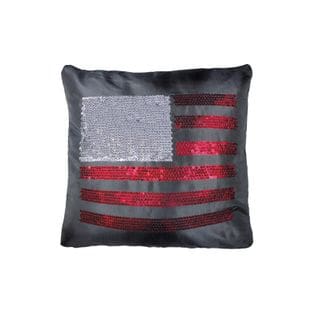 Housse De Coussin "strass" Us Flag 40 X 40 cm