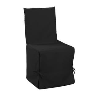 Housse De Chaise "essentiel" 50x100cm Noir