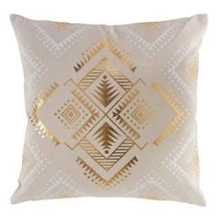 Coussin Déco Déhoussable "cybele" 45x45cm Beige