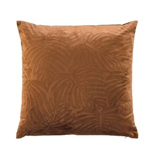 Coussin Déco Velours "analia" 50x50cm Camel