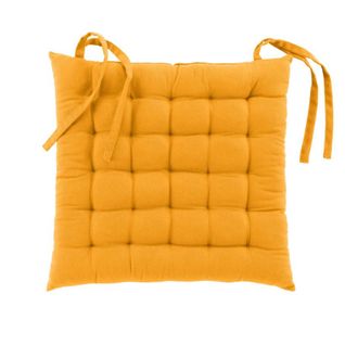 Coussin De Chaise "twily" 38x38cm Jaune