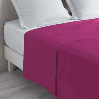 Drap Plat "lina" 240x300cm Bois De Rose