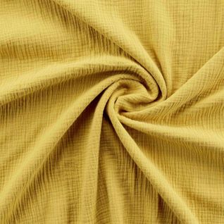 Parure De Lit Double Gaze De Coton Angelia Jaune 260x240