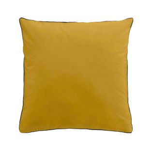 Parure De Lit Coton Lavé Linette Jaune 240x220