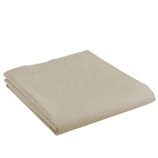 Drap Plat En Coton Biologique Taupe 240x300