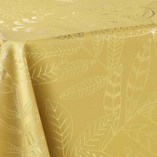 Nappe Imprimée Déco "belflor" 150x240cm Jaune