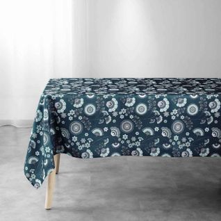 Nappe Imprimée "garance" 145x240cm Bleu