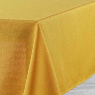 Nappe Enduit "newton" 140x250cm Moutarde