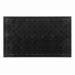 Tapis D'entrée Grattoir "picoto" 44x74cm Noir