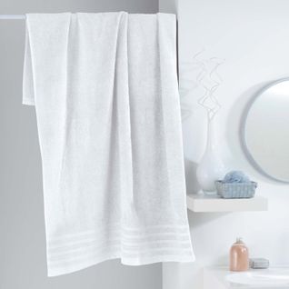 Drap De Bain "vitamine" 90x150cm Blanc