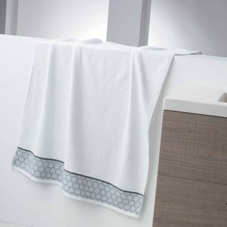 Drap De Bain "adelie" 90x150cm Blanc