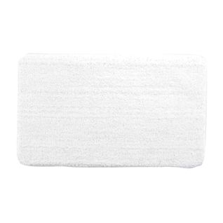 Tapis De Bain Microfibre "métallisé" 45x75cm Blanc