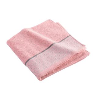 Drap De Douche Jacquard "belina" 70x130cm Rose