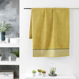 Drap De Douche Jacquard "belina" 70x130cm Miel