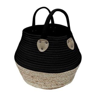 Panier De Rangement Déco "osinella" 32cm Noir