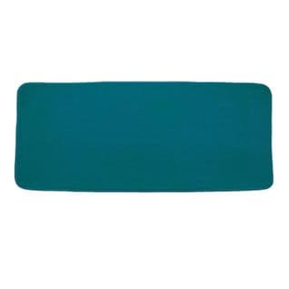 Tapis De Bain Microfibre "vitamine" 50x120cm Bleu Canard