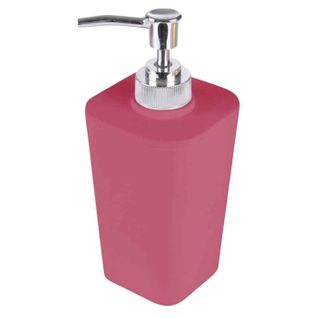 Distributeur De Savon Soft Touch "vitamine" 18cm Framboise