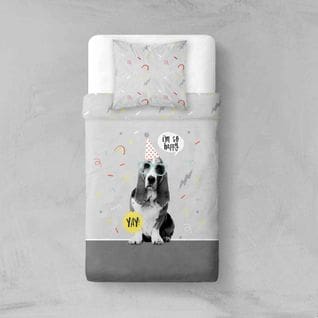 Parure De Lit Enfant Smile Dog Yay 140x200 - Today