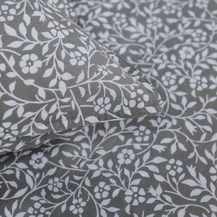 Parure De Lit Floral  Indian Flowers Eden En Coton - Vert - 220x240 Cm