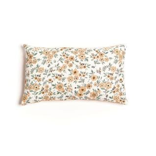 Coussin Forme Imprimé Funny Liberty En Coton - Rose - 30x50 Cm