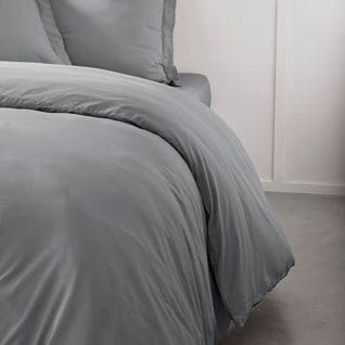 Housse De Couette Organic En Coton Bio - Gris - 220x240 Cm