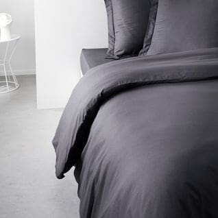 Housse De Couette Organic En Coton Bio - Noir - 240x260 Cm