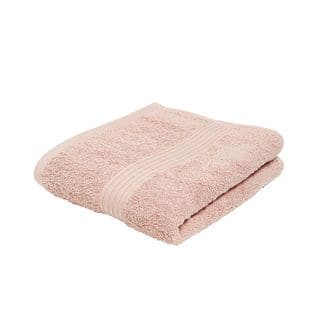 Serviette De Bain Uni Essential En Coton - Rose - 50x90 Cm