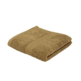 Serviette De Bain Uni Essential En Coton - Bronze - 50x90 Cm