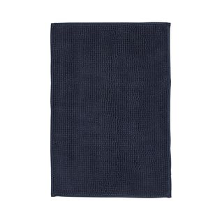 Tapis De Bain Bubble Uni Essential En Polyester - Bleu Marine - 60x40 Cm