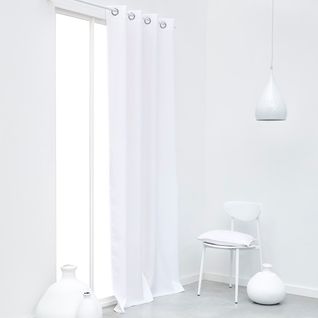 Rideau  Essential En Polyester - Blanc - 140x240 Cm