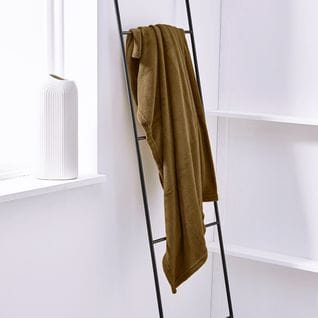 Plaid Uni Essential En Polyester - Bronze - 125x150 Cm