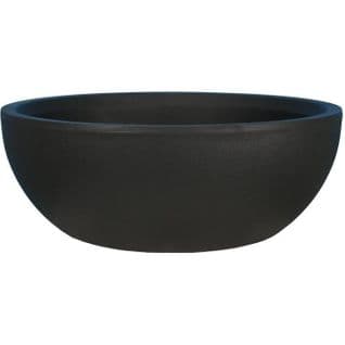 Coupe Pot De Fleurs - Granit - Ø40 cm - Noir