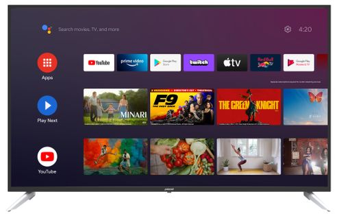 TV LED 4k UHD - 55" (139cm) - Android TV - Wifi - Bluetooth - Netflix - Youtube - 3xHDMI - 2xUSB