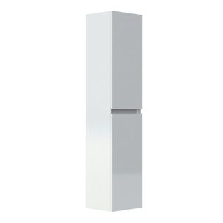 Colonne De Salle De Bain Livo   Murale Avec Rangement 40 x 180 x 35 Cm Gaya Blanc