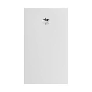 Receveur De Douche Karbon 140x80 Cm Blanc Mat Recoupable Antidérapant