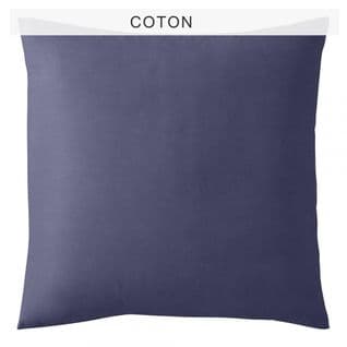 Taie D'oreiller Coton Tertio®  Bleu Indigo -50 X 70 Avec Volant