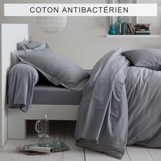 Housse De Couette Coton Sanitized® Tertio®  Gris -200 X 200