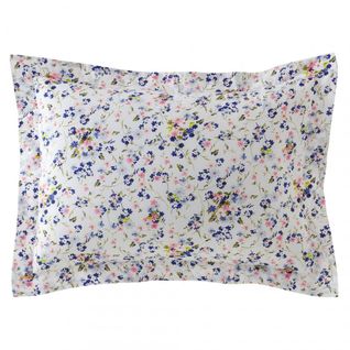 Taie D'oreiller Coton Danyela  Multicolore  - 63 X 63 Avec Volant