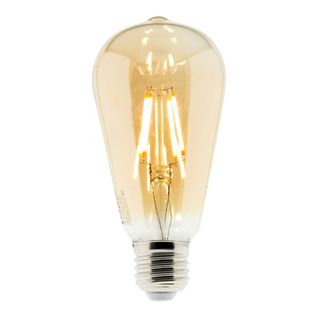 Ampoule Déco Filament LED Ambrée 4w E27 400lm 2500k - Edison - Elexity