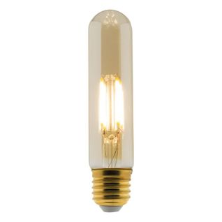 Ampoule Déco Filament LED Ambrée 4w E27 400lm 2500k - Tube - Elexity