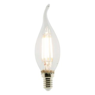Ampoule Déco Flamme Filament LED E14 - 3w - Blanc Chaud - 470 Lumen - 2700k - A++ - Zenitech