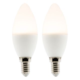 Lot De 2 Ampoules LED Flamme 5w E14 360lm 2700k - (blanc Chaud)
