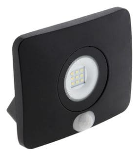 Projecteur LED Étanche 10w Avec Détecteur Noir - Elexity