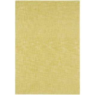 Tapis Tufté Main Scottish En Laine - Jaune Paille - 200x300 Cm