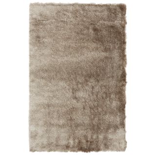 Tapis Shaggy Doux Gossip En Polyester - Marron Clair - 90x150 Cm